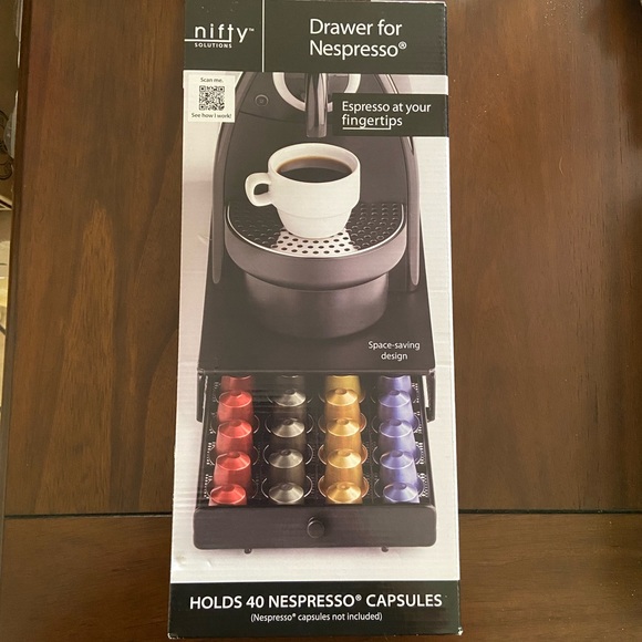 Nifty Solutions Other - Nespresso pod organizing drawer. By Nifty Solutions
